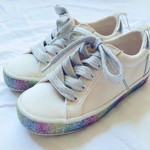 Rainbow Glitter Sneakers
